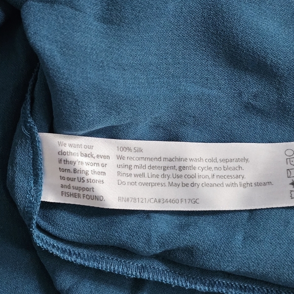 Eileen Fisher Silk Crepe Boxy Top Shirt Women's Size L - Picture 5 of 7